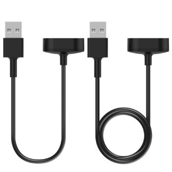 2 Pack Charger Cable for Fitbit Inspire HR/for Fitbit Inspire/for Fitbit Ace 2, Replacement USB Charging Charger Cord for Fitbit Inspire/for Fitbit Inspire HR Smartwatch (3.3ft/0.5ft)